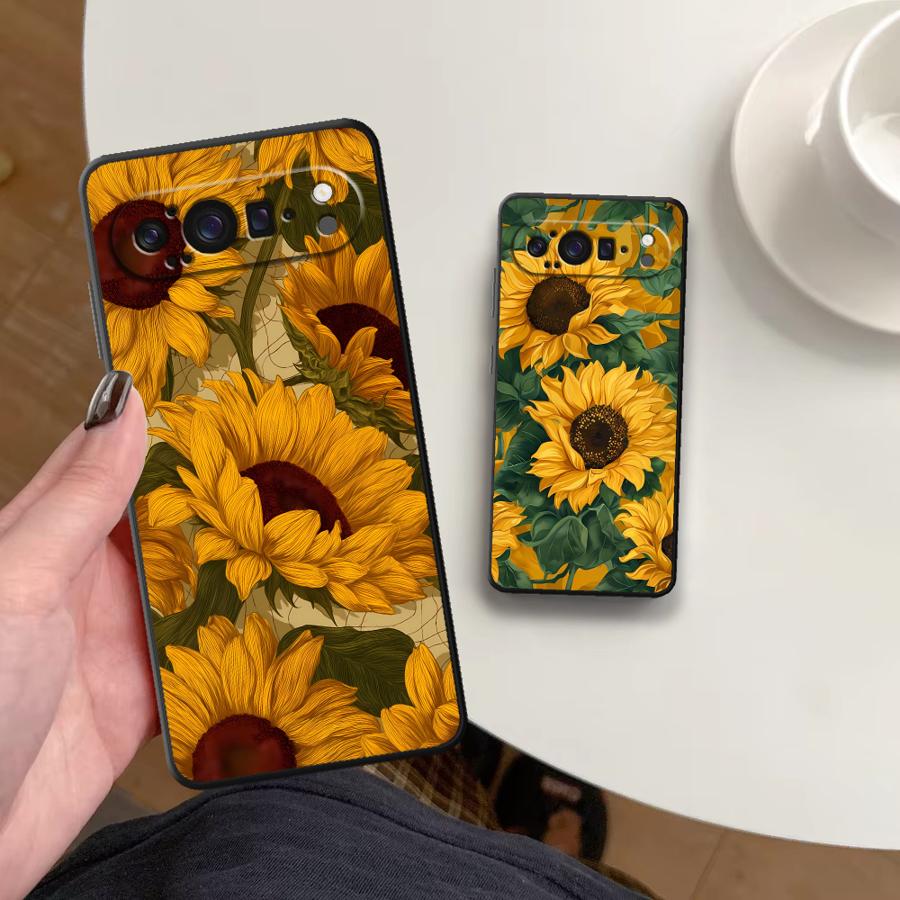 Phone Cases Pixel 10 Pro - Funda protectora para teléfono Sunflower Sea