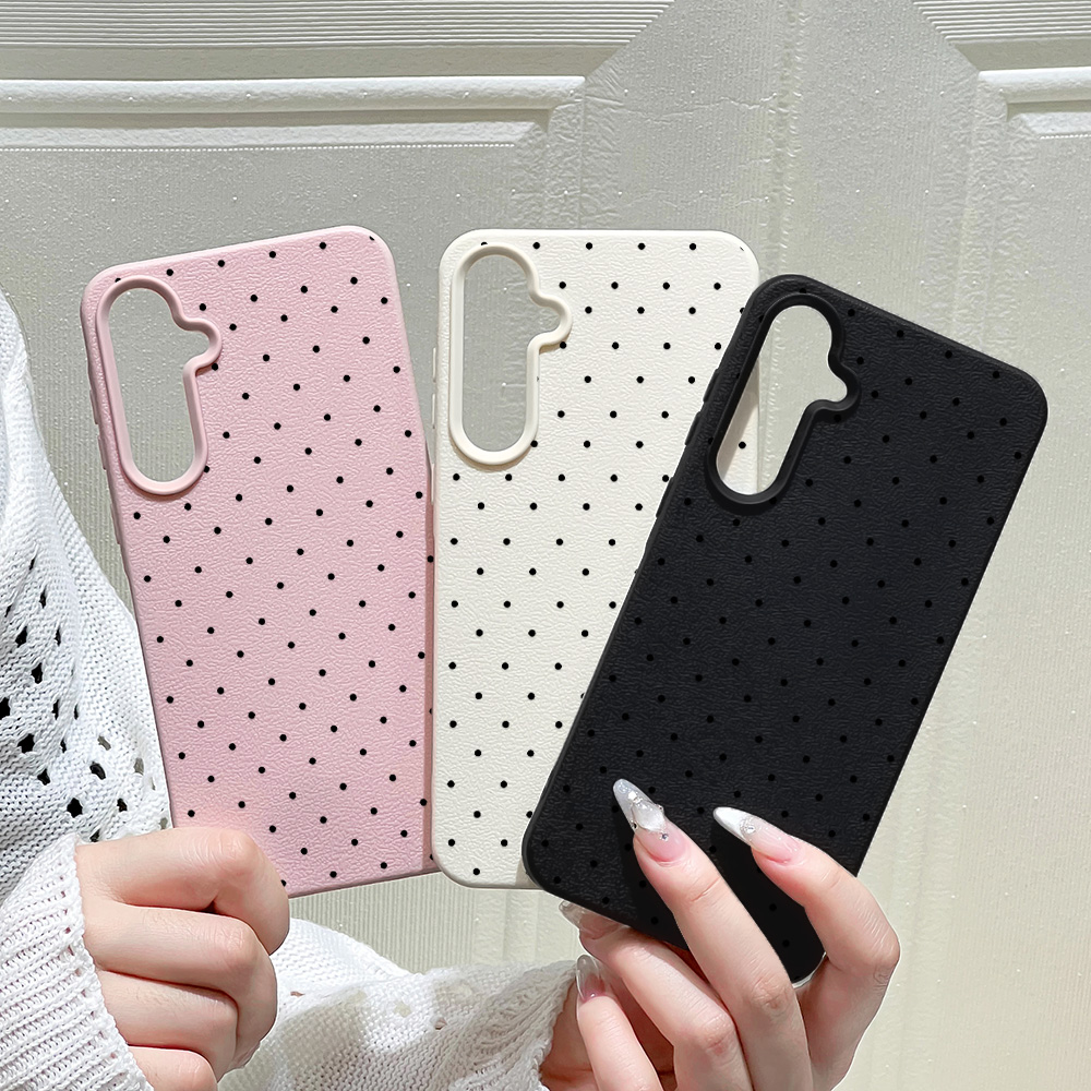 Phone Cases Polka Dot - Funda de Silicona con Diseño de