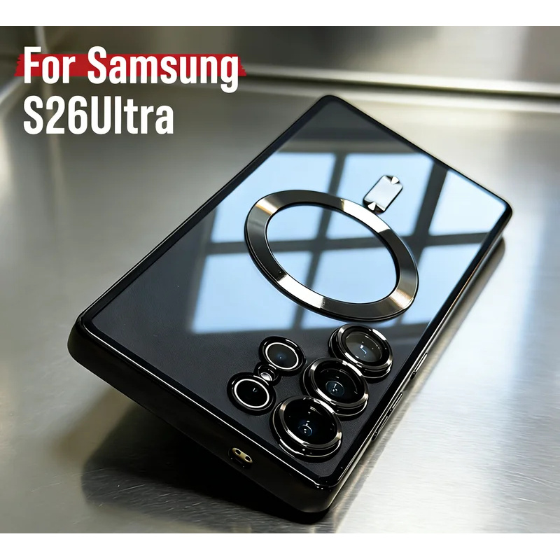 Luxury Plating Case - Funda de lujo para carga inalámbrica