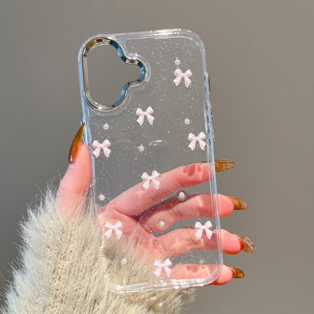 Phone Cases Pinterest - Funda de teléfono transparente con purpurina