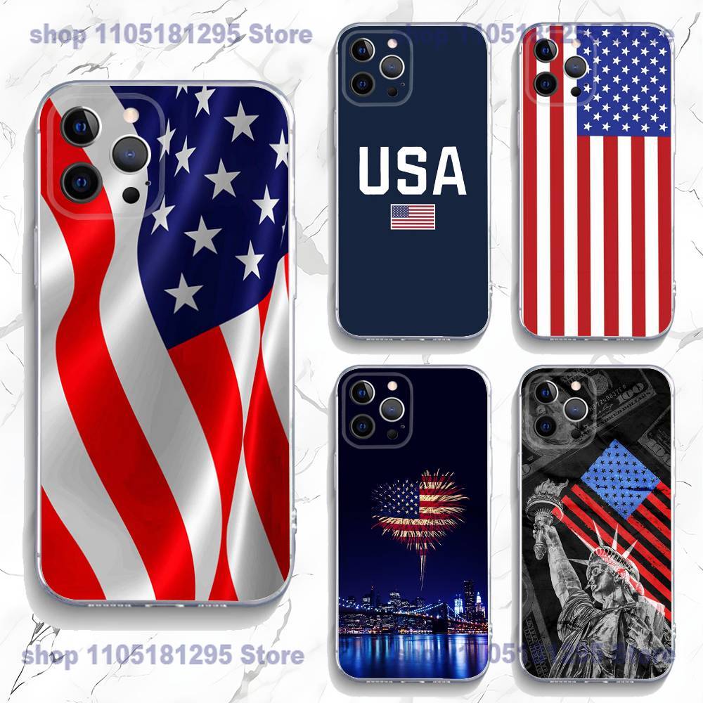 Phone Cases Usa - Funda de teléfono genial con bandera