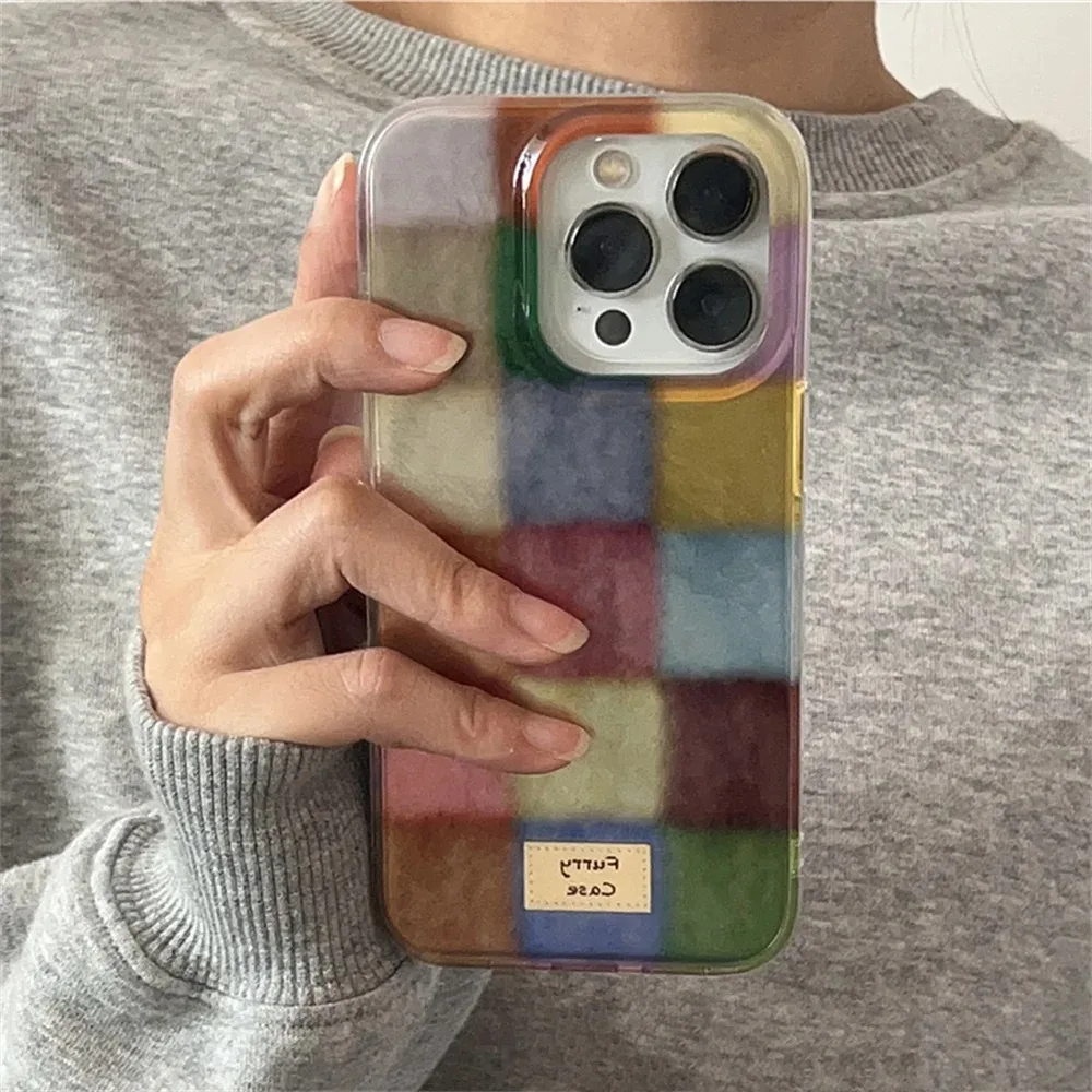 Phone Cases Pinterest - Funda de teléfono a cuadros con