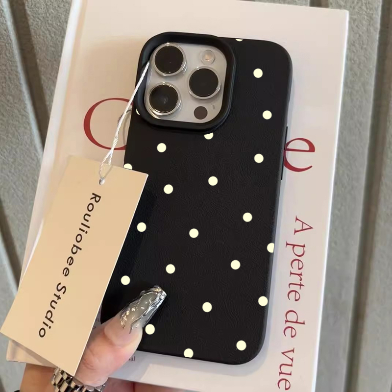 Phone Cases Polka Dot - Funda de teléfono con personalidad ins
