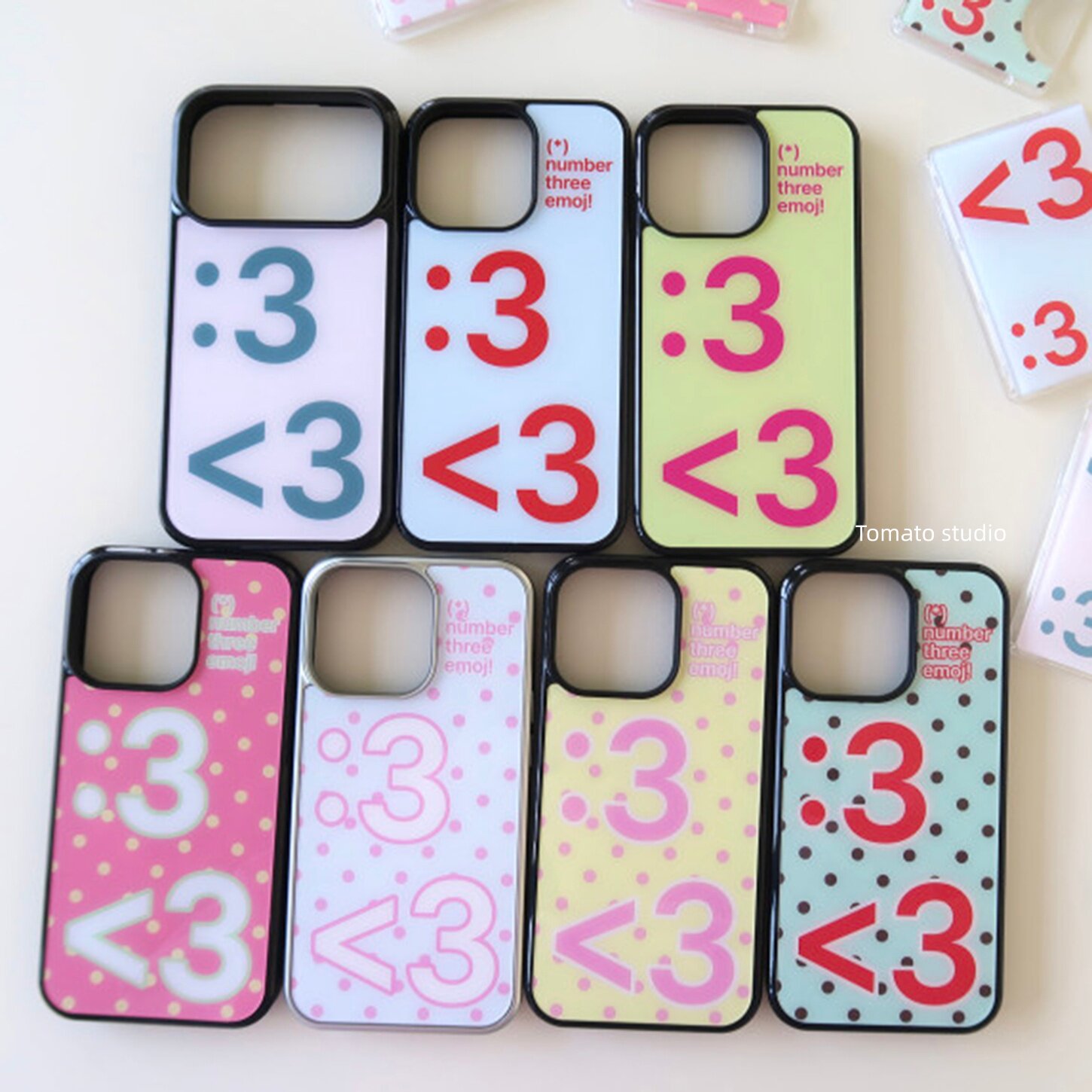 Phone Cases Polka Dot - Funda de silicona antichoque con diseño