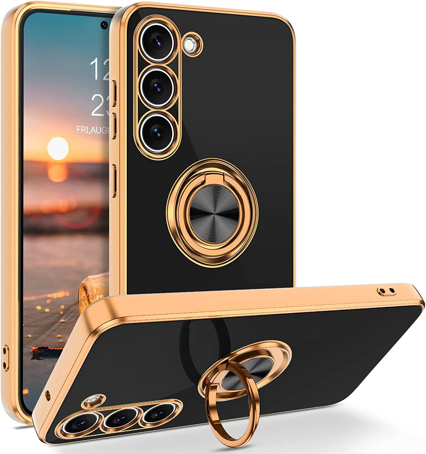 Luxury Plating Case - Chapado de lujo Magnético 360 °