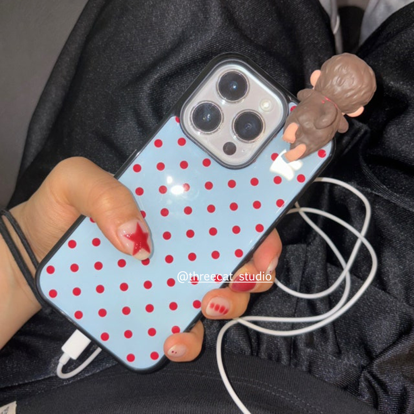 Funda de Teléfono Coreana con  - Phone Cases Polka Dot reseña y precio