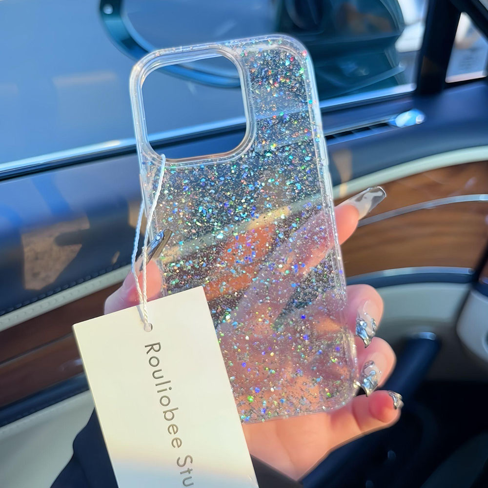 Funda Brillante con Purpurina  - Phone Cases Pinterest reseña y precio