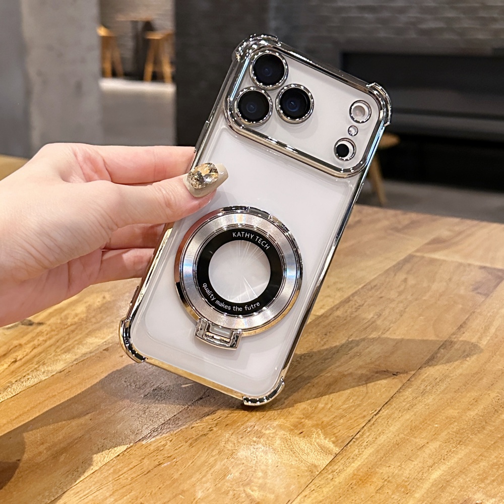 Funda de lujo con soporte bril - Luxury Plating Case reseña y precio