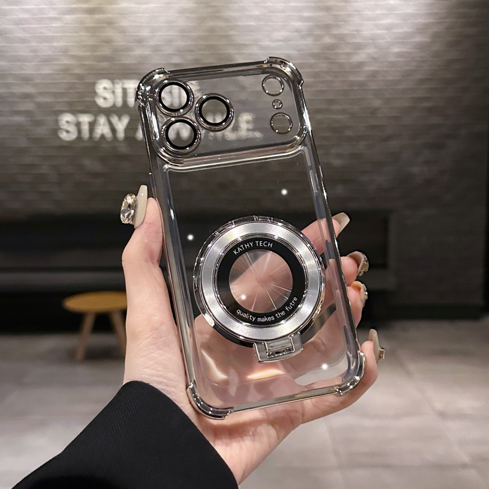 Funda de lujo con soporte bril - Luxury Plating Case reseña y precio