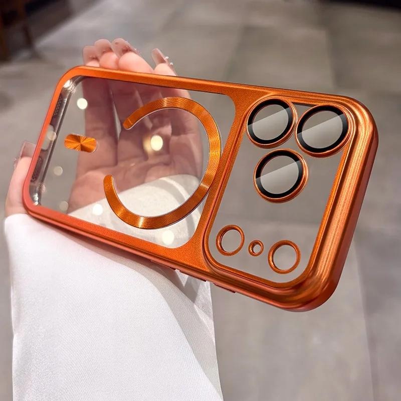 Funda Magnética Transparente d - Luxury Plating Case reseña y precio