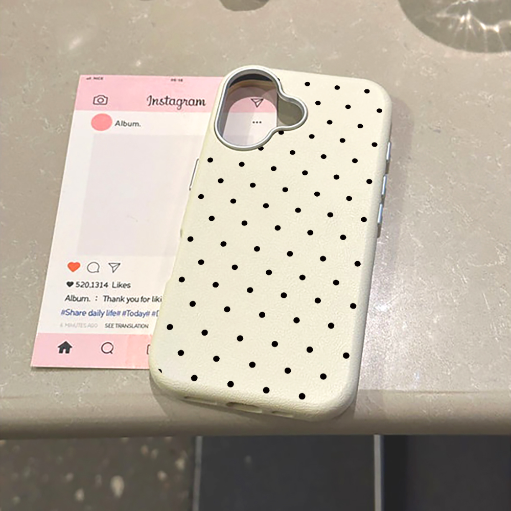 Funda de Teléfono Coreana con  - Phone Cases Polka Dot reseña y precio