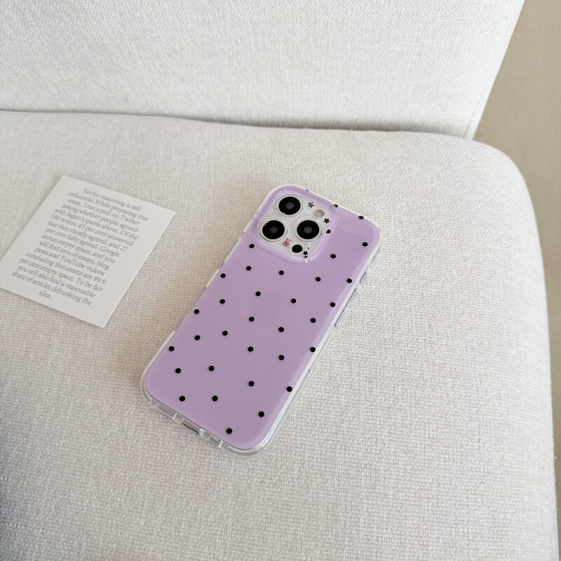 Funda de Teléfono Coreana con  - Phone Cases Polka Dot reseña y precio