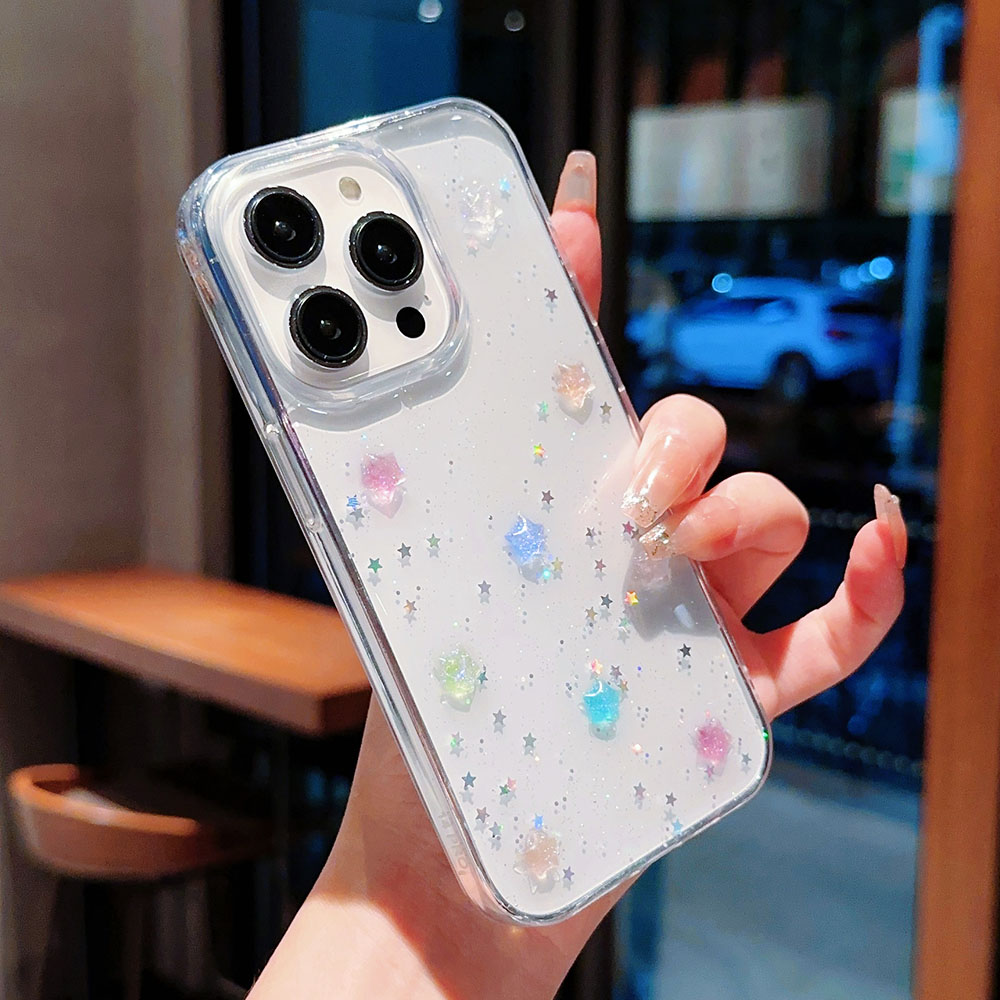 Funda con purpurina de estrell - Phone Cases Pinterest reseña y precio