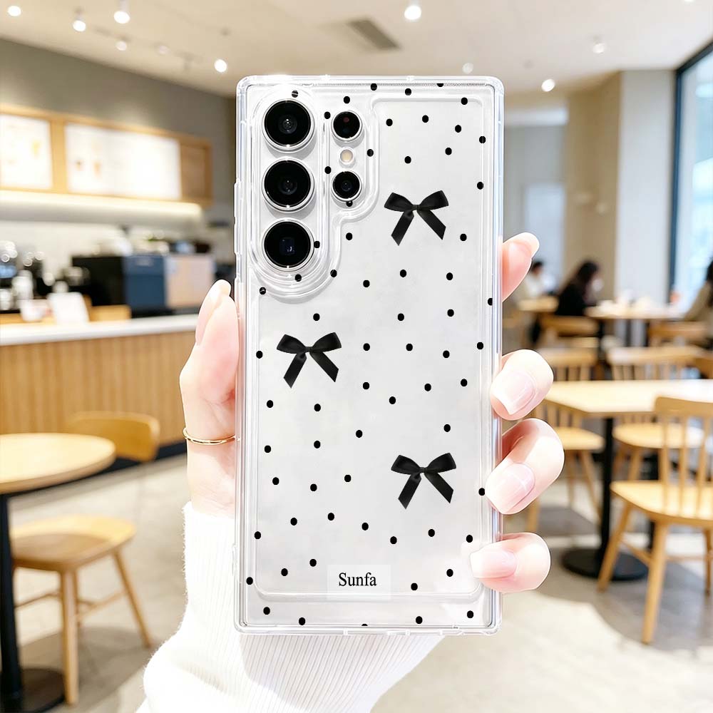Funda de teléfono con lazo de  - Phone Cases Polka Dot reseña y precio